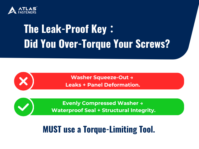 How to Choose Tek & Metal Roof Screws to Prevent Over-Torquing